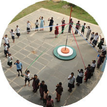 Children bridge school Chattanahalli